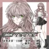 【立ち絵素材204】ウェーブヘアのダウナー系女性(全身・髪色差分あり) [素材屋まるお]