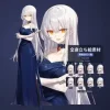 【表情差分14種】立ち絵素材#06_お嬢様【銀髪】 [TRPG素材工房]
