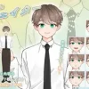 【立ち絵素材】仕事_ウェイター_男性_爽やか系_差分有り [とんがりスタジオ]